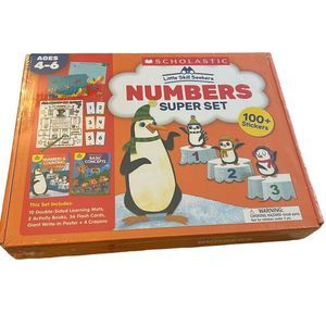Scholastic Little Skill‎ Seekers Numbers Super Set Ages 4-6 Includes 2 Wkbks